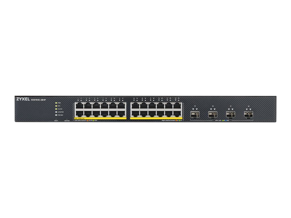 ZYXEL XGS1935-28HP 28 PORT SMART MANAGED POE SWITCH 24X GIG – ZyXEL Communications