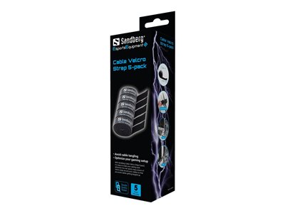 SANDBERG Cable Velcro Strap 5-pack - 520-33