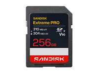 SanDisk Extreme PRO - flash memory card - 256 GB - SDXC UHS-II
