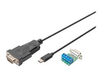 DIGITUS Seriel adapter USB 2.0 128000bps Kabling