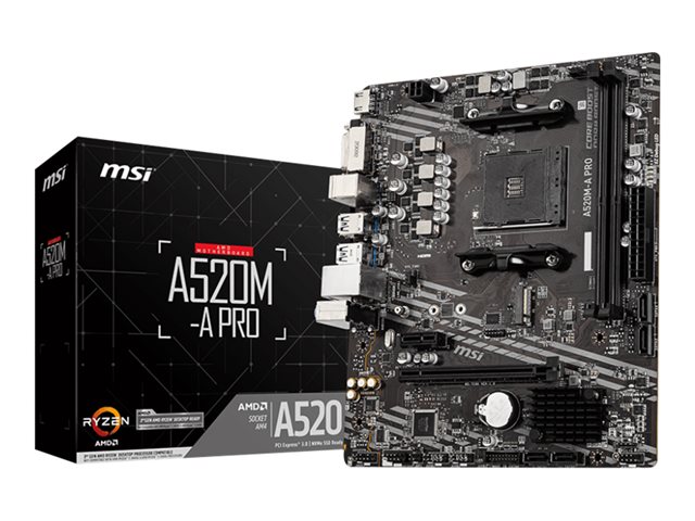 MSI A520M-A PRO - základní deska - mikro ATX - Socket AM4 - AMD A520 – foto 5