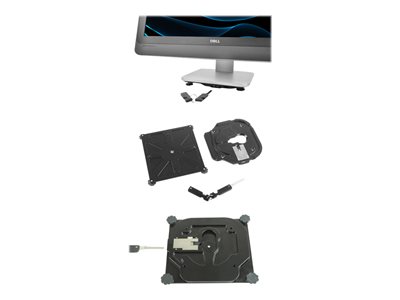 Noble High Securitty DELL Optiplex AIO Lock kit System security locking stand black 