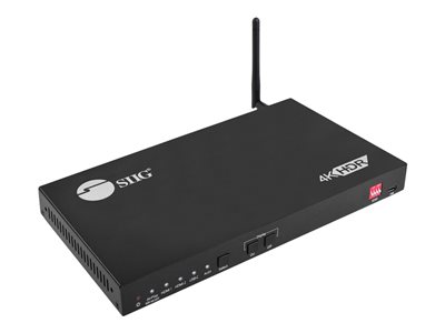 SIIG 4x1 Multi-Video HDMI 2.0, AirPlay, MiraCast, USB-C Presentation Switcher