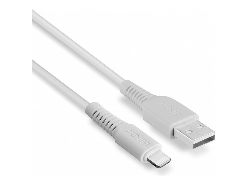 LINDY USB to Lightning Cable White 1m