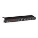 Black Box Metered Rackmount PDU with Front and Rear Outlets