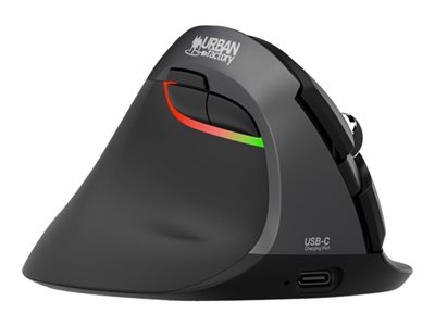ERGO PRO: ERGONOMIC VERTICAL BLUETOOTH 5.0 AND WIRELESS 2.4 GHZ MOUSE FOR  THE LEFT-HANDED
