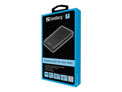 SANDBERG Powerbank USB-C PD 100W 38400 - 420-63
