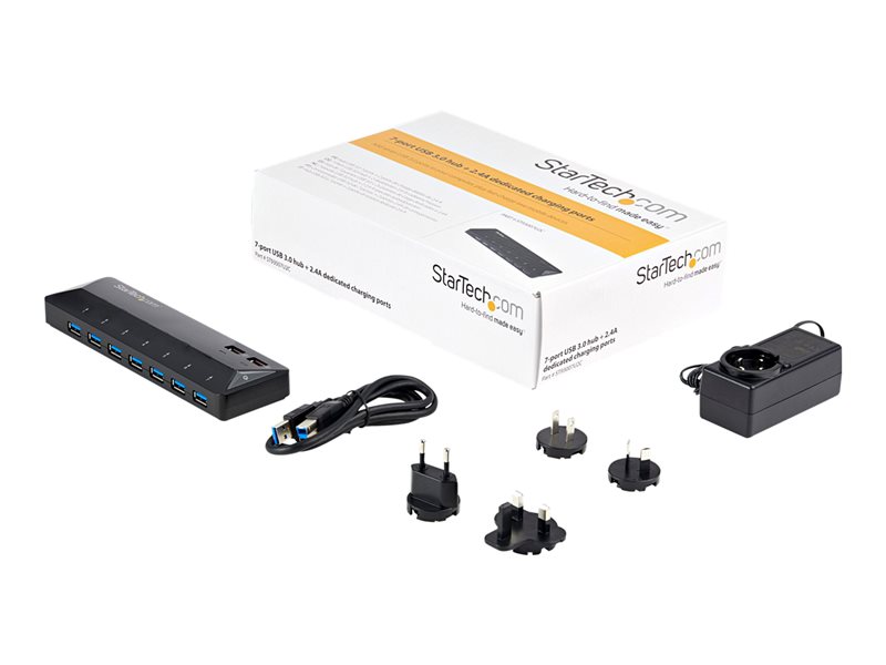 StarTech.com Hub USB 3.0 7 ports avec ports de charge