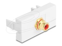 Delock Easy 45 Module RCA female to RCA female gold plated red / white