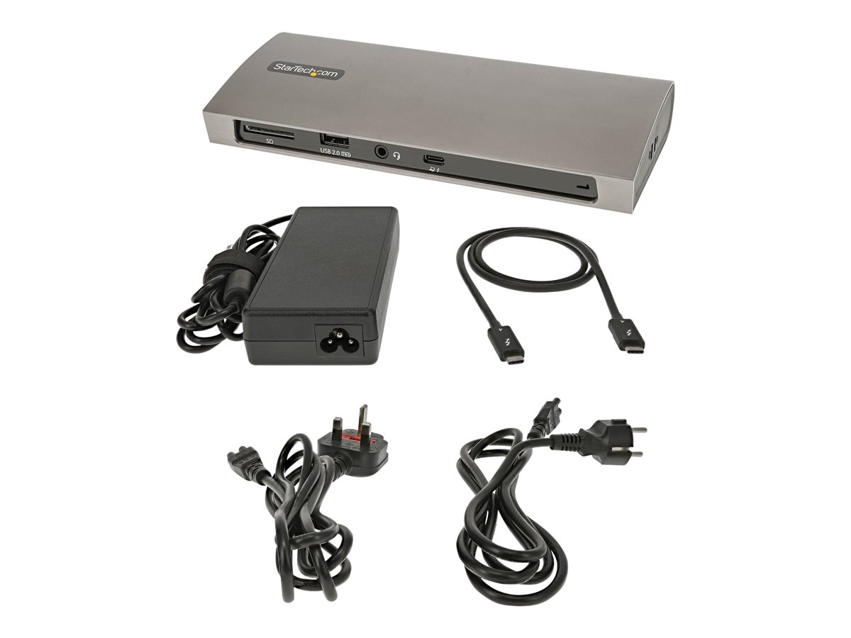 StarTech.com Thunderbolt 4 Dock, 96W Power Delivery, Single 8K/Dual Monitor 4K 60Hz, 3xTB4/USB4 ports, 4xUSB-A, SD, GbE, Thunderbolt 4 Docking Station for Windows or TB3 MacBook, 0.8m - dokovací stanice - Thunderbolt 4 - 3 x Thunderbolt - 1GbE – foto 7