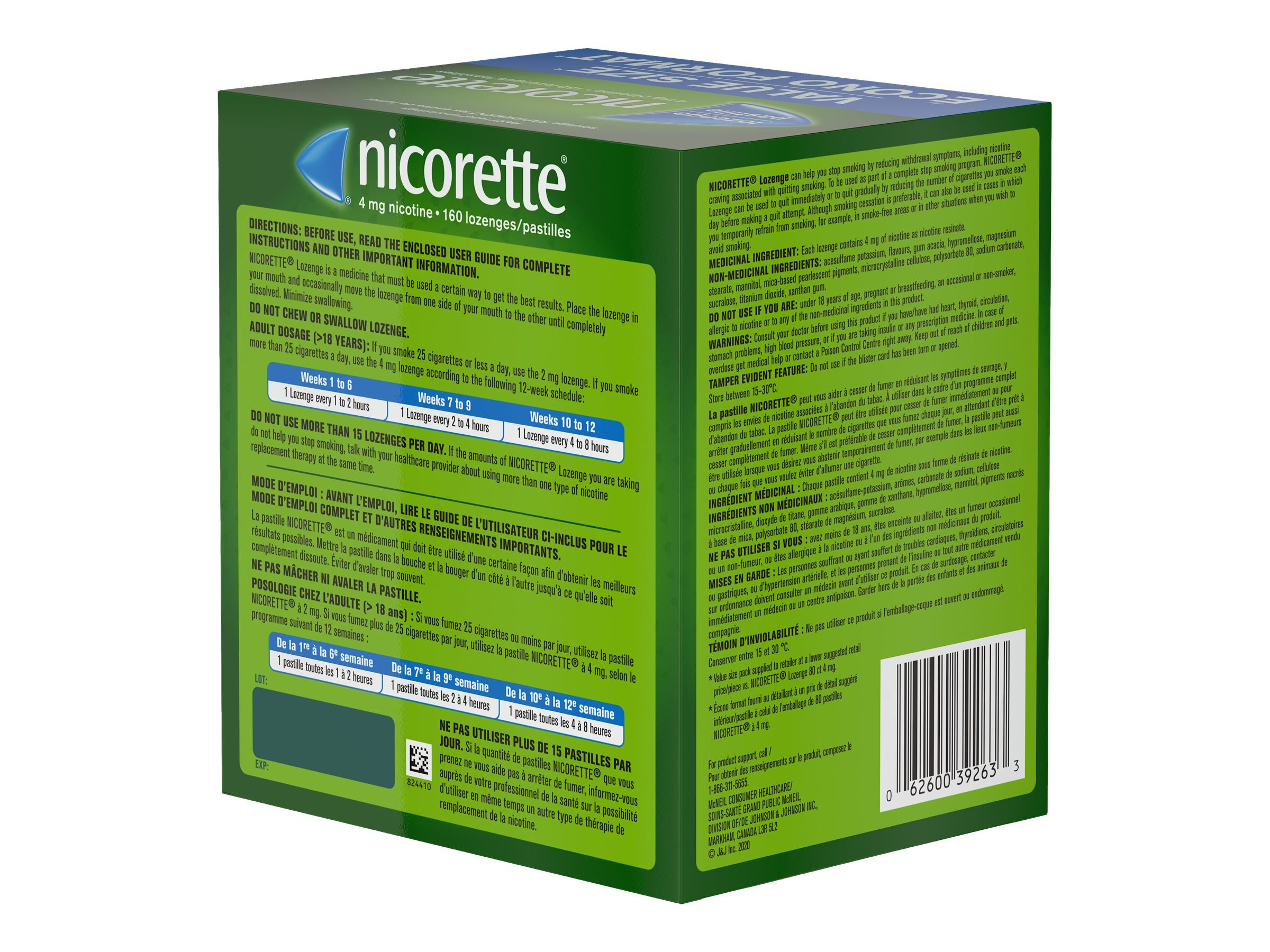 Nicorette Stop Smoking Aid Lozenge - Mint - 4mg