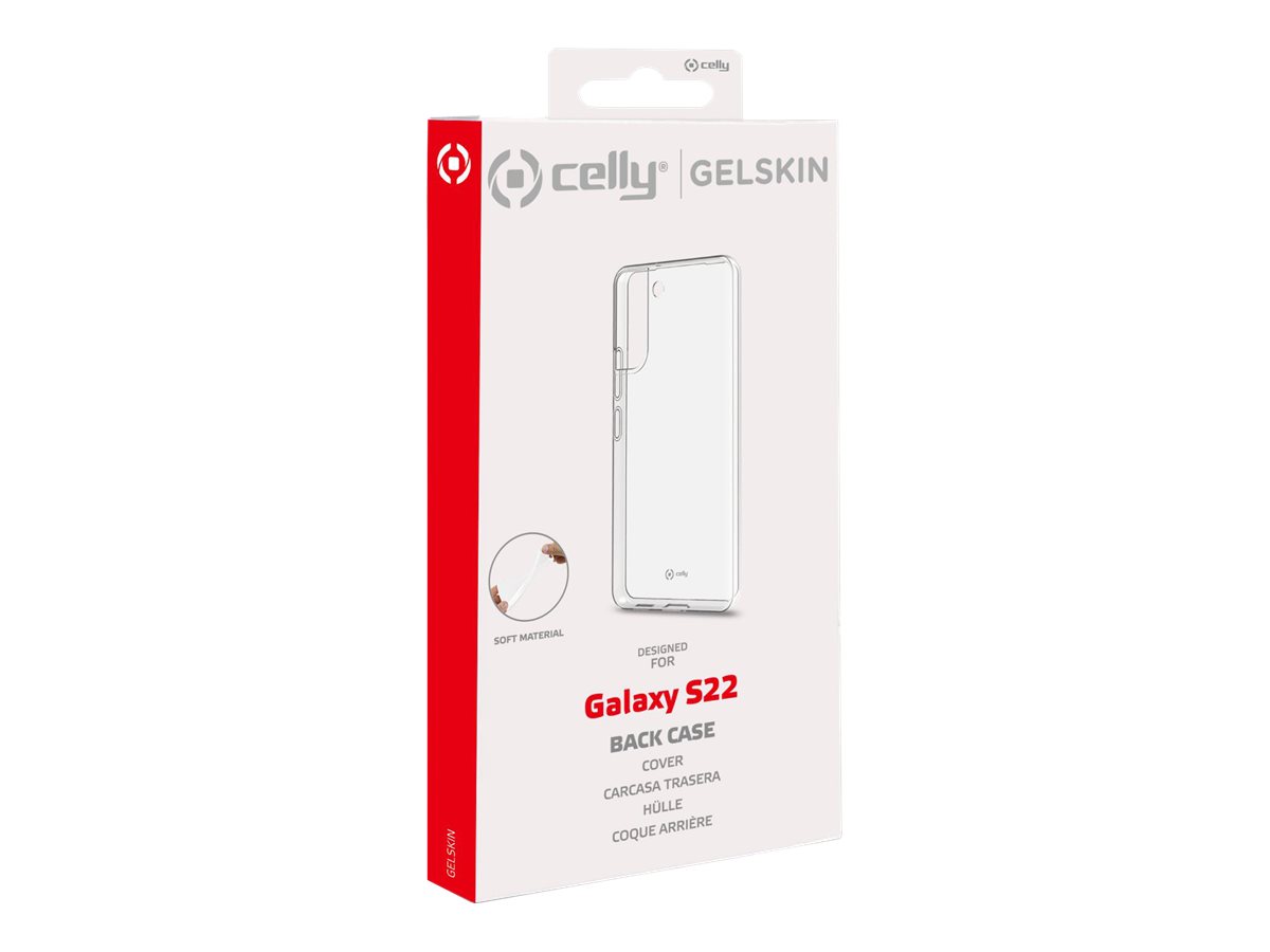 CELLY Gelskin Beskyttelsescover Gennemsigtig Samsung Galaxy S22