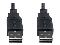 Eaton Tripp Lite Series Universal Reversible USB 2.0 Cable (Reversible A to Reversible A M/M), 3 ft. (0.91 m)