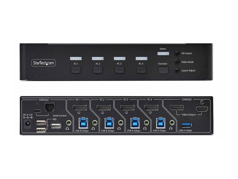 4PORT DISPLAYPORT KVM MULTIVIEW PICTURE IN PICTURE – StarTech.com