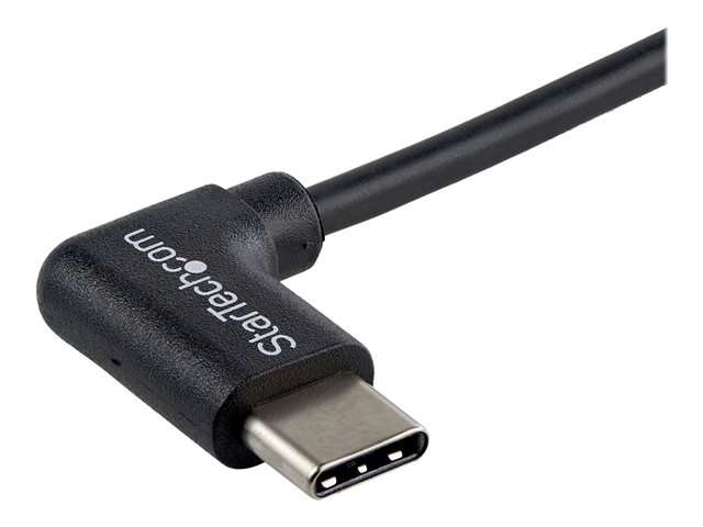 Image of StarTech.com USB to USB C Cable - 1m / 3 ft - Right Angle USB Cable - USB A to USB C Cable - USB 2.0 Cable - USB Type C Cable (USB2AC1MR) - USB cable - USB to 24 pin USB-C - 1 m