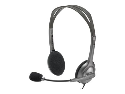 Kopfhörer Stereo Headset H110 / 3,5-mm-Stecker / verstellbare Kopfbügel