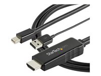 StarTech.com Video/audiokabel DisplayPort / HDMI 1m Sort