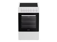Indesit Elektrisk ovn 55liter Komfur Keramisk kogeplade