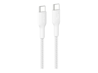 Belkin BoostCharge Pro - Câble USB - 24 pin USB-C (M) pour 24 pin USB-C (M) - Alimentation USB (240 W), câble tressé 