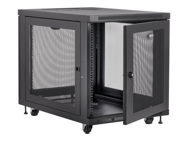 Tripp Lite 12U Rack Enclosure Server Cabinet Doors & Sides 300lb Capacity