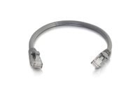 C2G 6in Cat6a Snagless Unshielded (UTP) Network Patch Ethernet Cable-Gray
