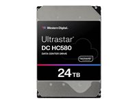 WD Ultrastar DC HC580 WUH722424ALE6L4 - hard drive - 24 TB - SATA 6Gb/s