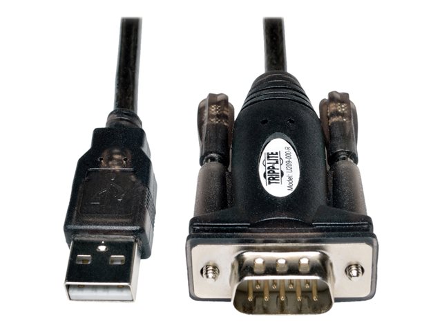 Tripp Lite 5ft USB to Serial Adapter Cable USB-A to DB9 RS-232 M/M 5'