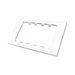 Modular AV faceplate component - double-gang UK su