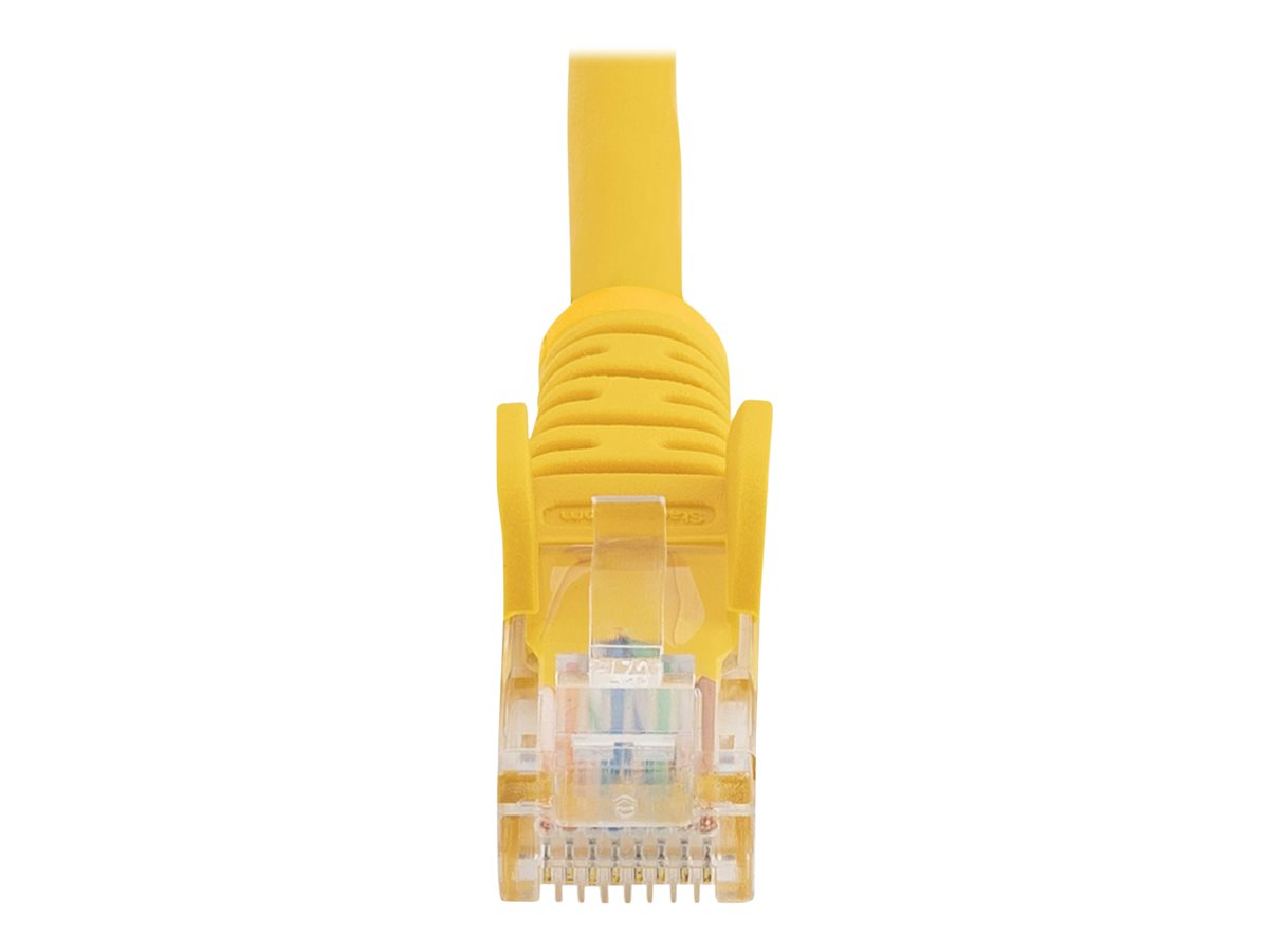 StarTech.com 1m Yellow Cat5e / Cat 5 Snagless Patch Cable - patch kabel - 1 m - žlutá – foto 2