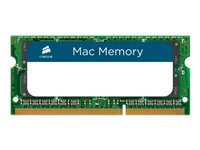 CORSAIR Mac Memory DDR3 kit 16 GB: 2 x 8 GB SO-DIMM 204-pin 1333 MHz / PC3-10600 CL9 