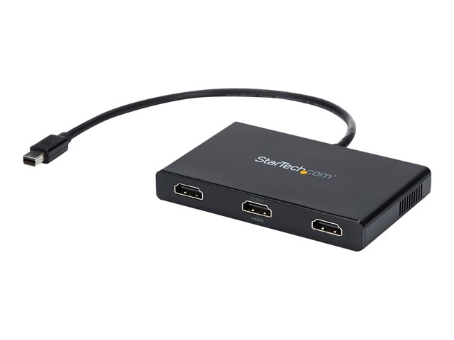 Image of StarTech.com 3 Port Mini DisplayPort MST Hub - 4K 30Hz - Mini DP to HDMI Video Splitter for Multiple Monitors - mDP to HDMI (MSTMDP123HD) - video/audio splitter - 3 ports