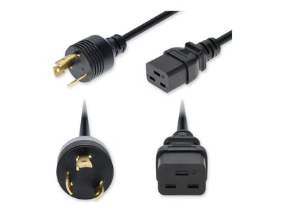 AddOn - Power cable - NEMA L6-30P to IEC 60320 C19