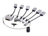 Prokord Premium Videoadapter-kit DisplayPort / HDMI / DVI / USB Sort 