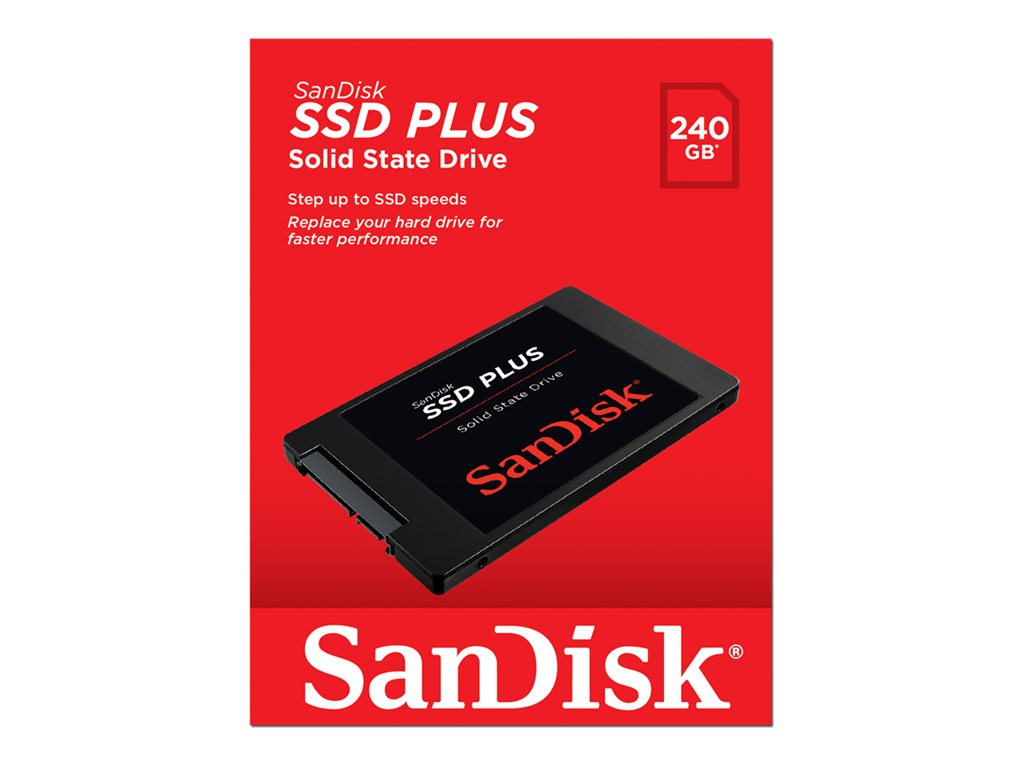 SSD SanDisk 240GB PLUS SATA3 2,5 SDSSDA-240G-G26