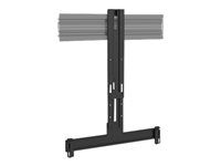 Chief Fusion Center Speaker Bracket - For Displays 53-80" - Black mounting component - for speaker(s) - black