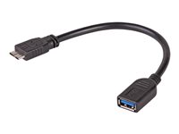 Akyga USB 2.0/ USB 3.0 USB-adapter 15cm Sort