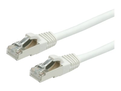VALUE Patchkabel Kat.6 Class E weiss 10m