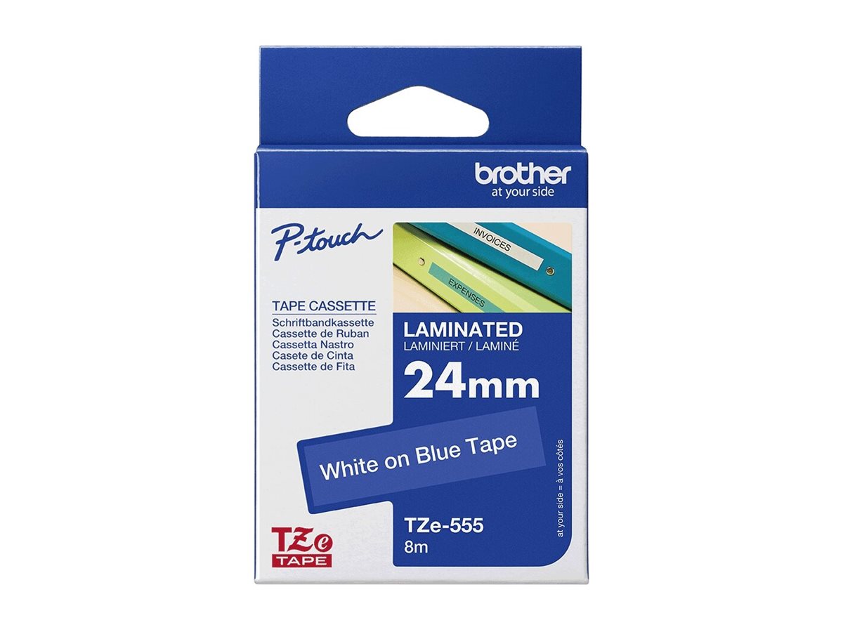 Brother Tze 555 Laminated Tape 1 Cassettes Roll 24 Cm X 8 M Brother Tze 555 Laminated Tape 1 Cassettes Roll 24 Cm X 8 M