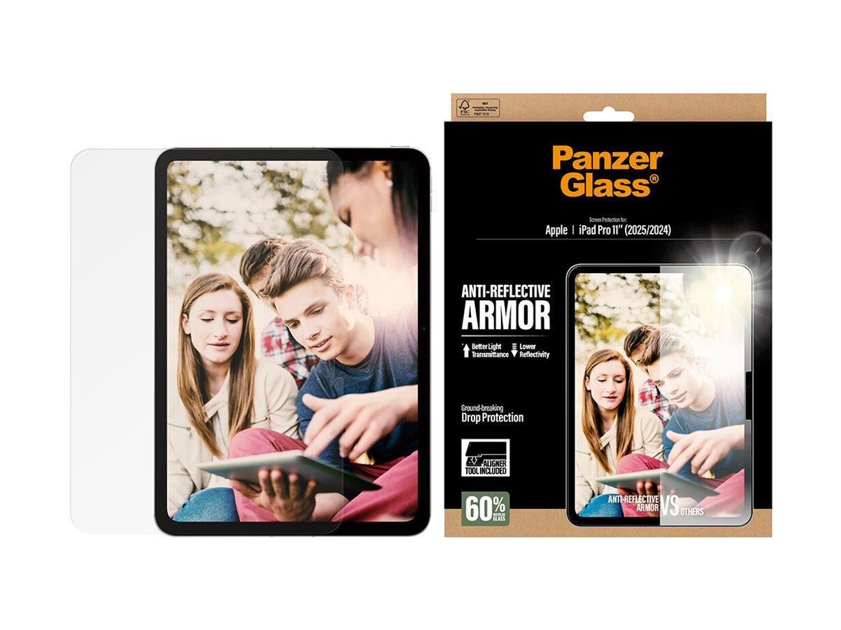 PanzerGlass Apple iPad Pro 11" antireflexní s instalačním rámečkem – foto 4