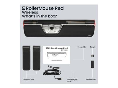 Contour RollerMouse RED  wireless  silber