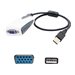 AddOn 5-pack 8in USB 2.0 (A) to VGA Adapter