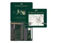 Faber-Castell PITT GRAPHITE Pencil, crayon, blender pencil and paint brush set