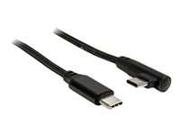 Inter-Tech USB Type-C kabel 1m Sort