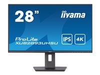 iiyama ProLite XUB2893UHSU-B5 28' 3840 x 2160 (4K) HDMI DisplayPort 60Hz Pivot Skærm