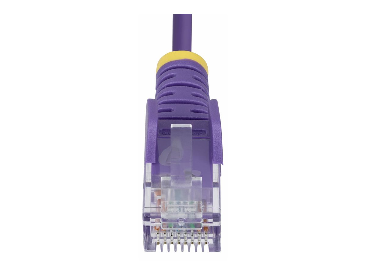 25cm Purple Slim CAT6 Ethernet Cable – foto 4