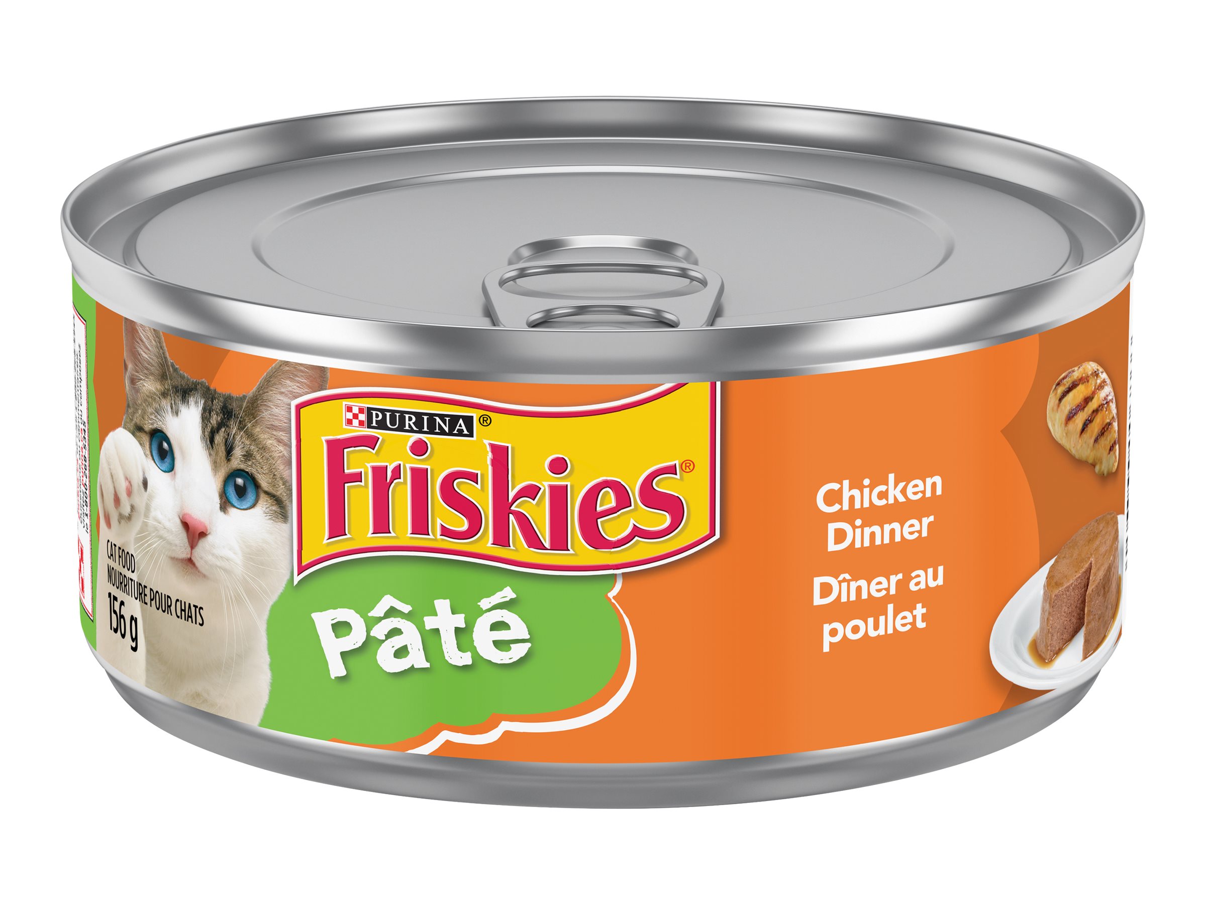 Friskies Wet Cat Food Chicken Dinner 156g