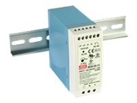 PS, DIN, SLIM, PLASTIC, 60W, 12V