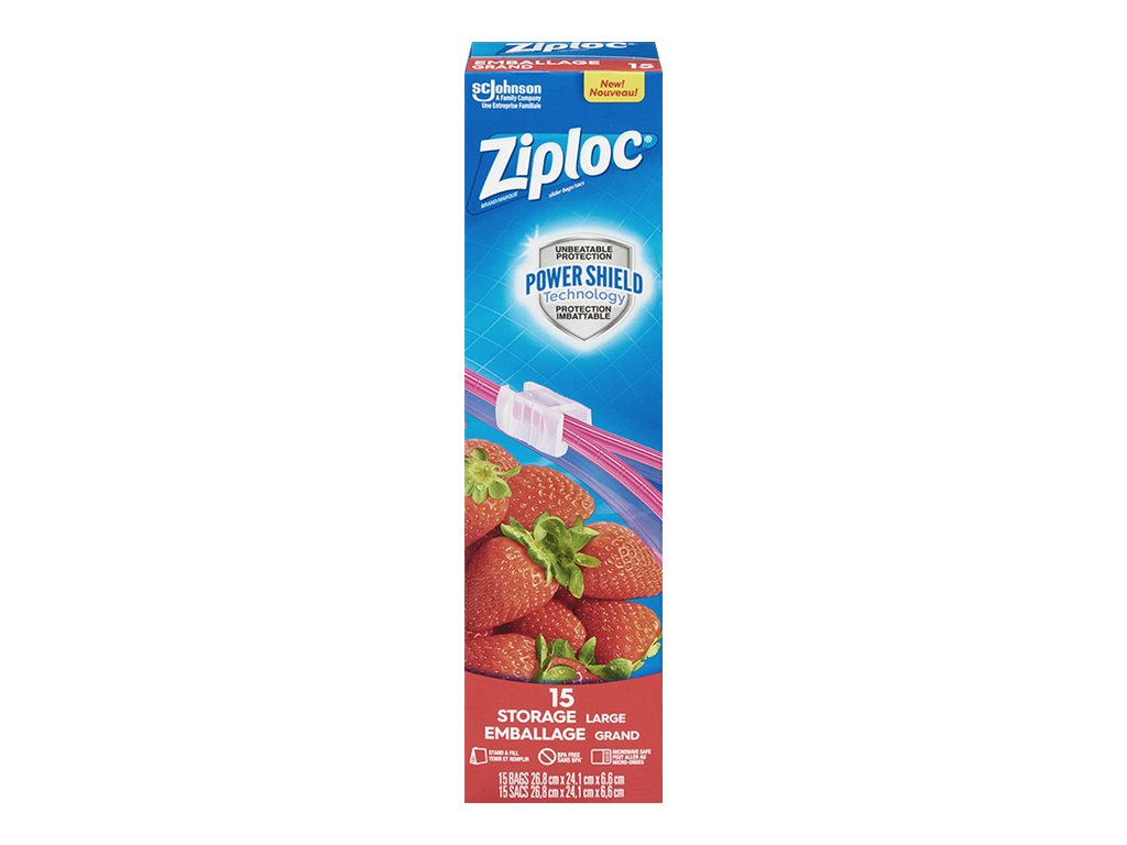 Ziploc Slideloc Storage Bag - Large - 15s