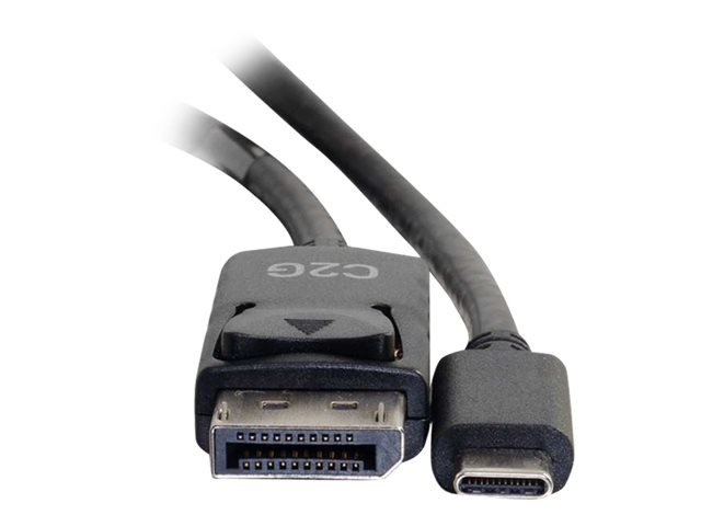 C2G 6ft USB C to DisplayPort Cable - 4K 30Hz - externí video adaptér - černá – foto 3