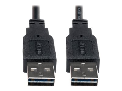 Tripp Lite 6ft USB 2.0 High Speed Reversible Connector Cable Universal M/M 6'